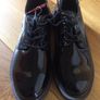 Girls Black Patent Shoes Image 2