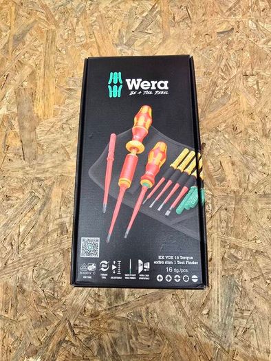 Wera Kraftform Kompakt VDE 16 Torque Set (1.2 to 3.0 Nm)  16 Piece (05006609001)