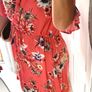 NEXT Coral Floral Summer Dress Sz 18UK (Fit 16-20UK) Image 10