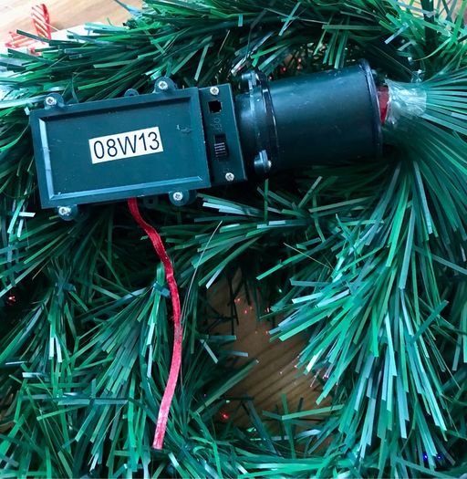 Fibre Optic Christmas Wreath