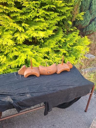 Old traditional beef yoke farming object possible to post
