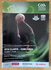 2010 Dublin v Cork - GAA All-Ireland Senior Football Championship Semi Final Programme