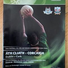 2010 Dublin v Cork - GAA All-Ireland Senior Football Championship Semi Final Programme