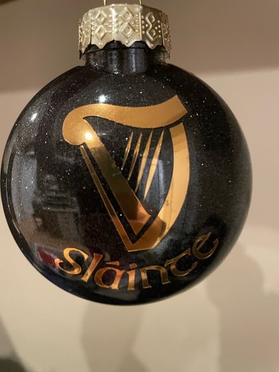Guinness inspired Irish Christmas bauble