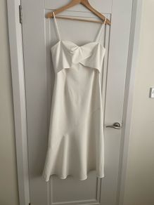 cream dress