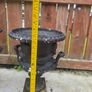 2 Old Cast iron urn flower pots Image 3