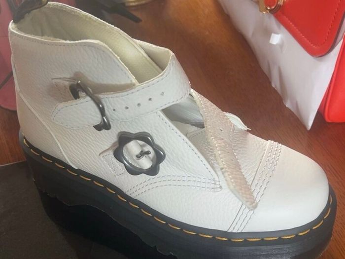 White Dr Martens Boot