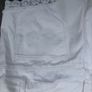 White Denim Short Romper Size 10 Image 6