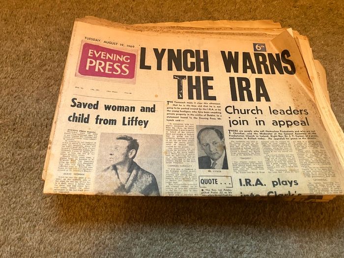 Vintage Irish Newspapers