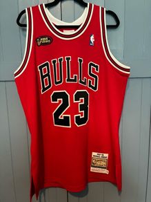Authentic Michael Jordan Championship Winning Jersey