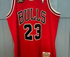 Authentic Michael Jordan Championship Winning Jersey