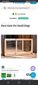 Gate for a dog