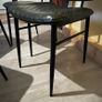 Cult furniture - green faux leather dining chairs Image 4