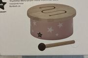 Kids Concept Drum Pink with Stars