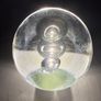 Clear glass three-bubble paperweight Image 2