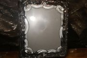 Beautiful large heavy crystal picture frame