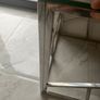 Modern Glass & Chrome Side Table Image 5
