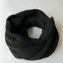 Black circular scarf Image 2