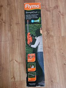 Flymo hedge trimmer, battery powered, used only once