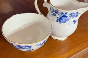 Vintage Royal Grafton Fine Bone China Cream Jug &amp; Sugar Bowl  Made in England