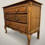 French Vintage Stained Oak Chest of Drawers Image 2