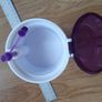 A "Snacky Wonder" 2-in-1 Movie / Travel Snack Box and Drink Cup with Keep Fresh Lid - Purple - Retail at 9.99 Image 4