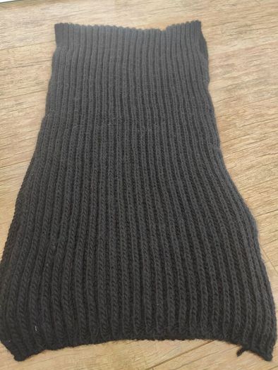 Medicine Black Knit Snood & Long Ribbed Scarf Set (One Size)