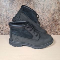 womens Timberland  NELLIE CHUKKA boots Black leather waterproof ankle boots Size UK 5.5 EU 38.5