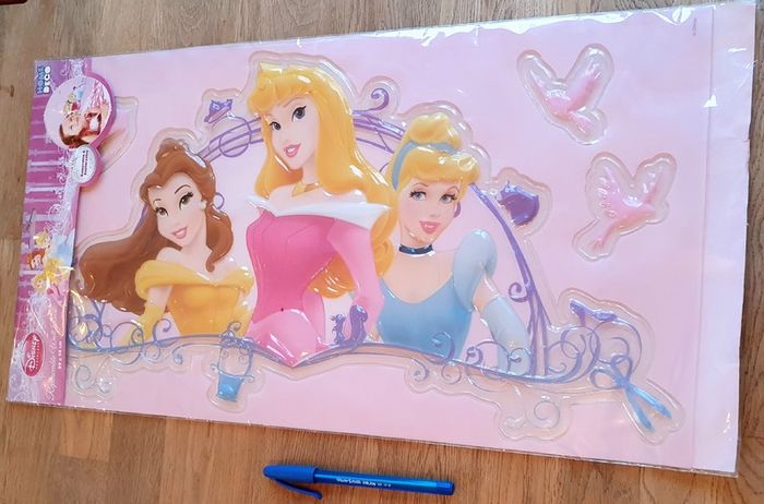 New Sealed Large 3D Disney Princess Wall Decal Sticker