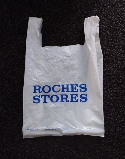 Roches Stores Plastic Carrier Bag