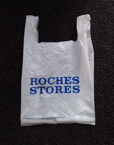 Roches Stores Plastic Carrier Bag