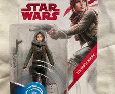 Star Wars Last Jedi Jyn Erso Action Figure Hasbro 2017 Force Link 3.75"
