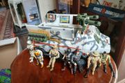 Vintage Lanard Armoured Personnel Carrier,with figures