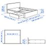 Ikea Best seller MALM Bed frame & Mattress, Standard Single Image 3