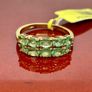 Silver ring with Colombian emeralds Image 10