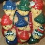 Vintage Christmas Teddy Bear Candle, 1980s Decorative Wax Figure Image 3