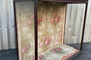 Antique Victorian glass taxadermy display case, needs some resto. c1880