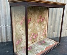 Antique Victorian glass taxadermy display case, needs some resto. c1880