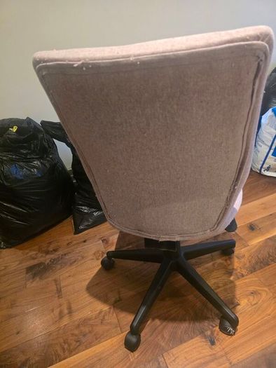 Pink office chair