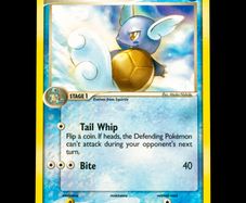 Wartortle 43/100 Uncommon EX Crystal Guardians Pokemon Card 2007