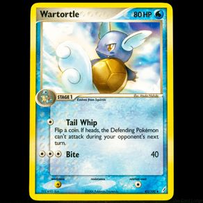 Wartortle 43/100 Uncommon EX Crystal Guardians Pokemon Card 2007