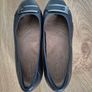 clarks dark navy, size 4E/5 Image 3