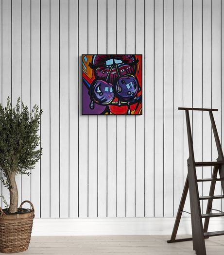 Original hand paint picture, painting by Strzala