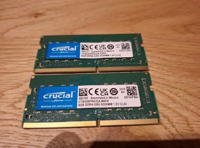 Crucial DDR4 3200 2x8Gb (16Gb)
