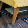 Mustard 3 Seat Sofa Bed Image 3