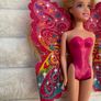 Barbie A Fairy Secret Quick Snap Fairy Fashion Mini Approx. 6" NOT Removable wings Used Please look at the pictures Image 7