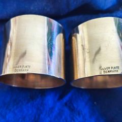 Silver plated napkin