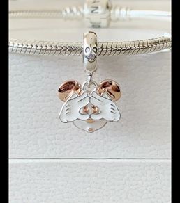 Authentic Pandora Disney Mickey Mouse Double Dangle Charm S925 Gift