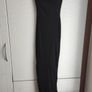 womens dress maxi , classic dress,  black tight, with a beautiful slit at the back size XS  ,black elegant Bershka , 96 % cotton Image 8