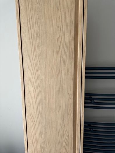 High cabinet Angsjon with door oak effect Ikea